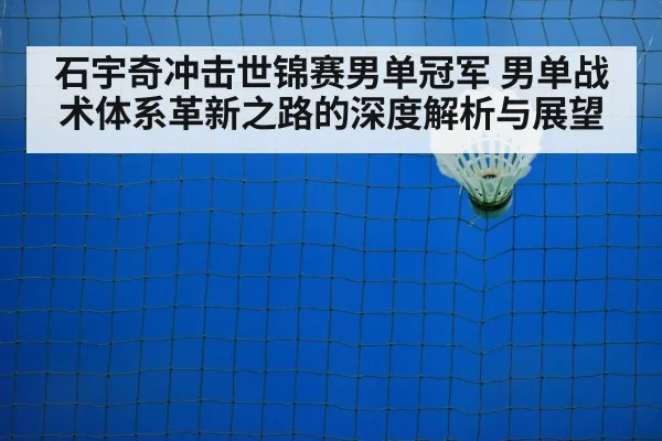 石宇奇冲击世锦赛男单冠军 男单战术体系革新之路的深度解析与展望
